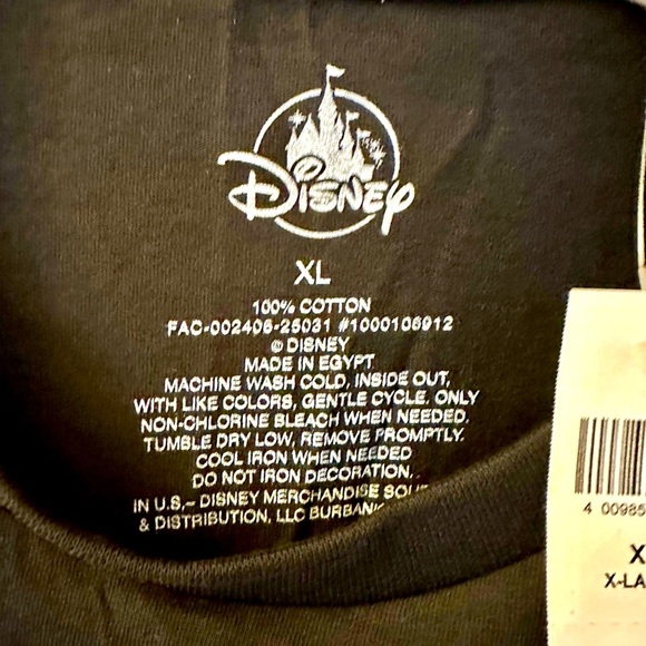 Men’s Disney Mickey Mouse Black T-Shirt - Size XL - NWT - Picture 5 of 5